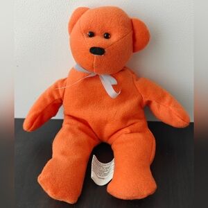Orange Stuffed Bear